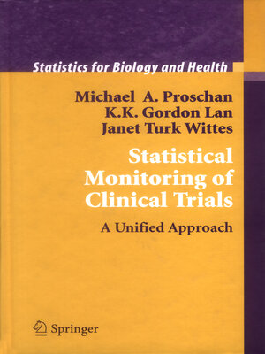 cover image of Statistical Monitoring of Clinical Trials